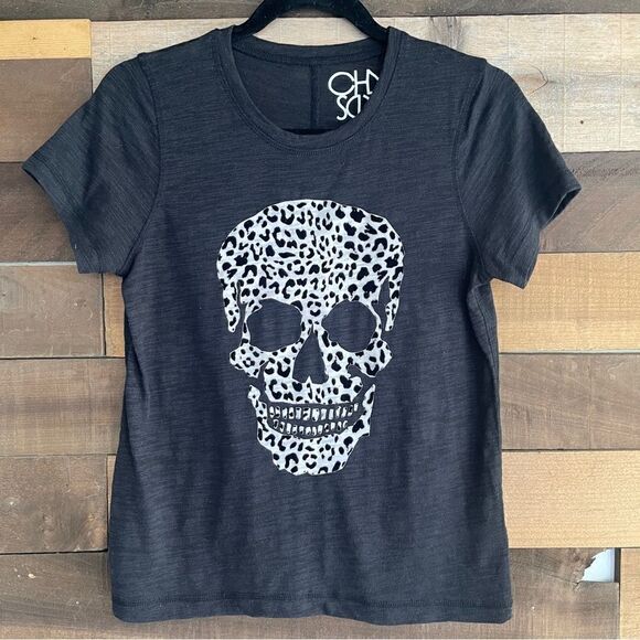 CHASER WILD SKULL GRAPHIC TEE-BLACK - Picture 2 of 4